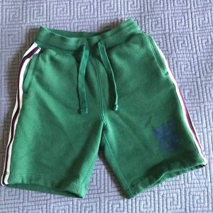 😊 gapkids boys green sweat shorts
